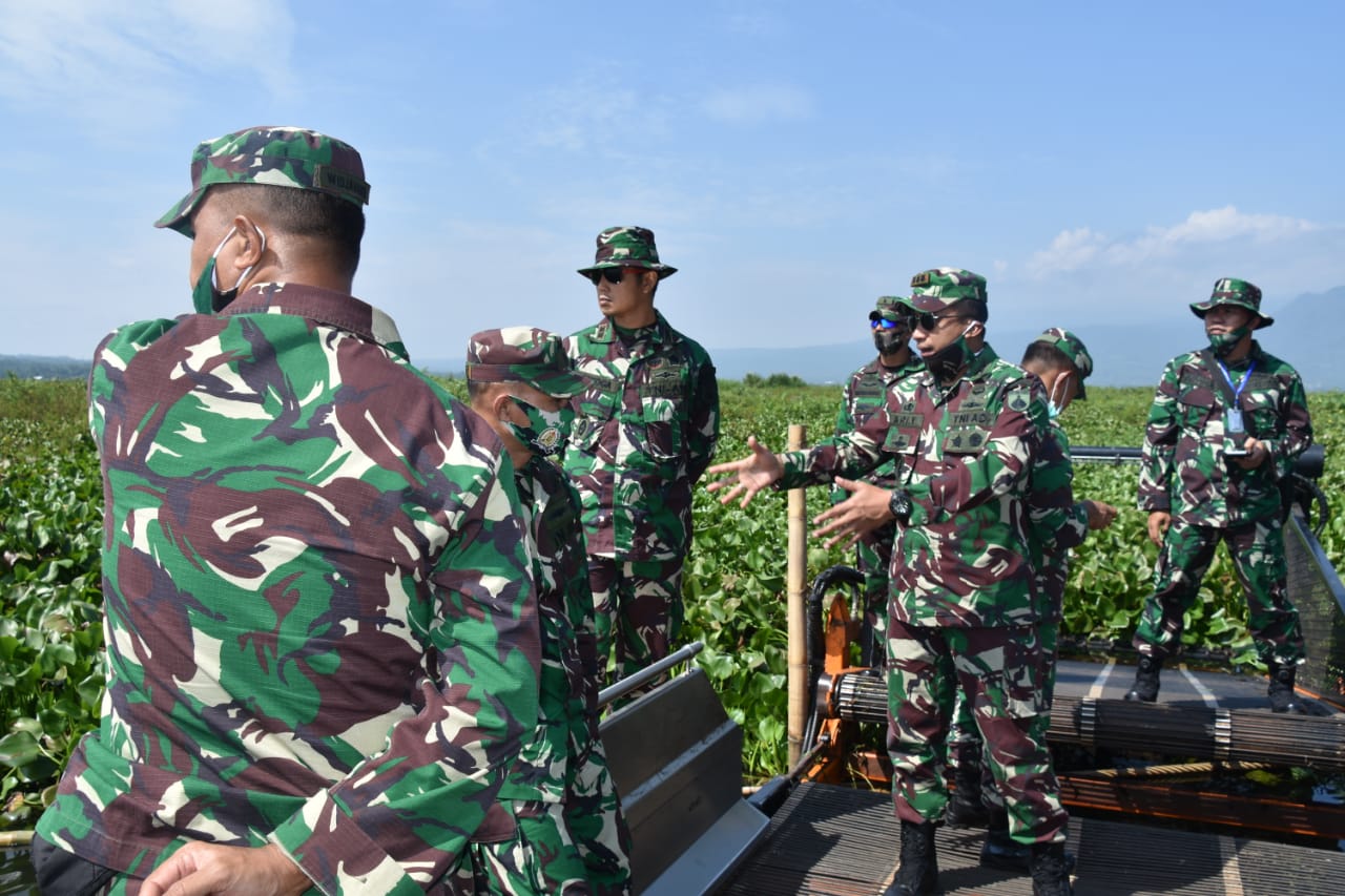 Danrem 073/Makutarama Hadiri Survey Lapangan Rencana Pemeliharaan Danau Rawa Pening